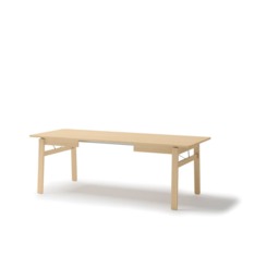 Plot PT-01 Extendable Dining Table 149cm - Light Oak 149cm - thumbnail 8