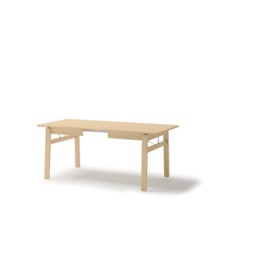 Plot PT-01 Extendable Dining Table 149cm - Light Oak 149cm - thumbnail 7