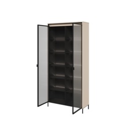 Trend TR-07 Tall Display Cabinet 92cm - Beige 92cm - thumbnail 3