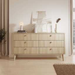 Viki Chest Of Drawers 163cm - Oak Barista 163cm