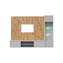 "Xavi G Entertainment Unit For TVs Up To 70"" - Pearl Grey 200cm" - thumbnail 2