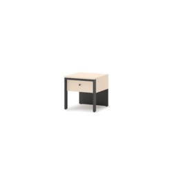 Enna EN-05 Bedside Table 40cm - Beige 40cm - thumbnail 1