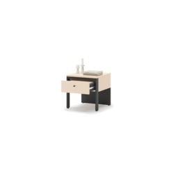 Enna EN-05 Bedside Table 40cm - Beige 40cm - thumbnail 4