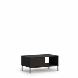 Querty 02 Coffee Table 100cm - Black Matt 100cm - thumbnail 1