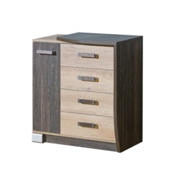 Romero R14 Highboard Cabinet 80cm - Oak Canyon 80cm Left - thumbnail 2
