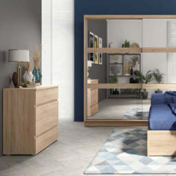 Fino 27 Chest Of Drawers 92cm - White 92cm - thumbnail 7
