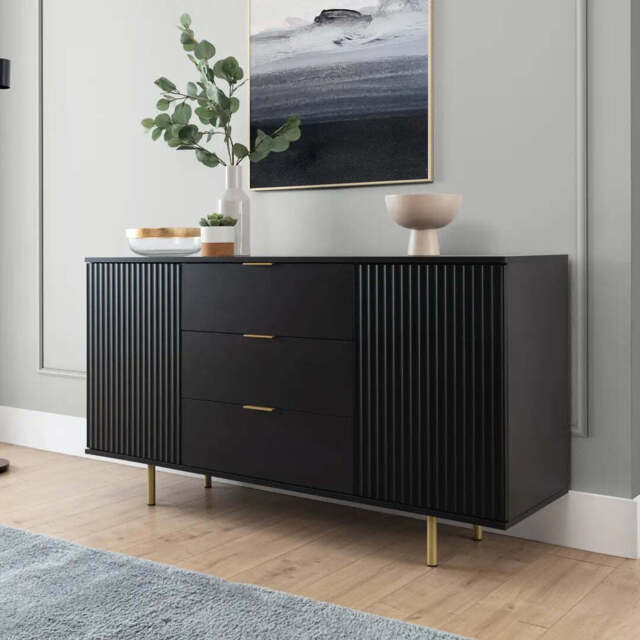 Nubia Sideboard Cabinet 150cm - Black 150cm - image 1