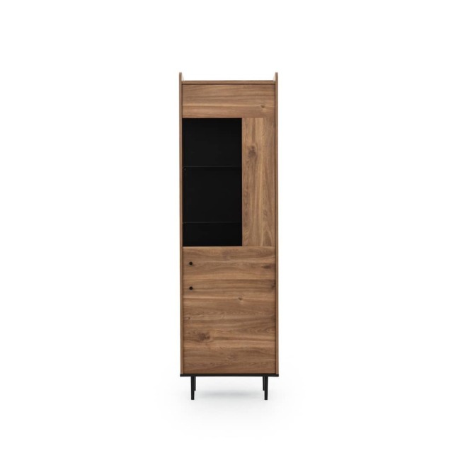 Vasina 09 Tall Display Cabinet 60cm - Oak Castello 60cm - image 1