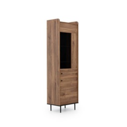 Vasina 09 Tall Display Cabinet 60cm - Oak Castello 60cm - thumbnail 3