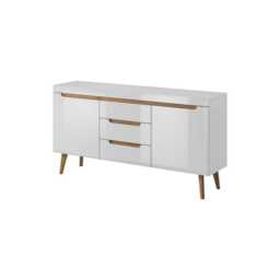 Nordi Large Sideboard Cabinet 160cm - White Gloss 160cm - thumbnail 1