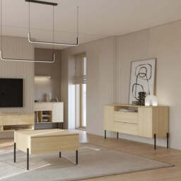 Ore 26 Sideboard Cabinet 140cm - Cashmere 140cm - thumbnail 5
