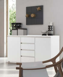 Idea ID-04 Sideboard Cabinet 109cm - Black Matt 109cm - thumbnail 3
