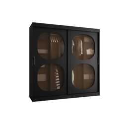 Bahrain II Sliding Door Wardrobe 200cm - Cashmere 200cm - thumbnail 3