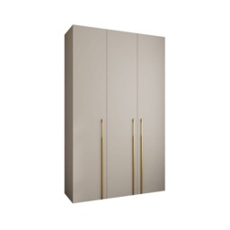 Como III Hinged Door Wardrobe 150cm - White 150cm - thumbnail 3