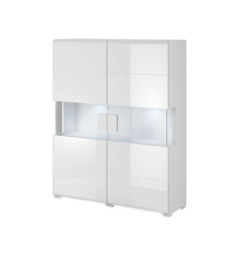 Toledo 42 Display Cabinet 122cm - Oak San Remo 122cm - thumbnail 3