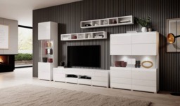 Toledo 42 Display Cabinet 122cm - Oak San Remo 122cm - thumbnail 5