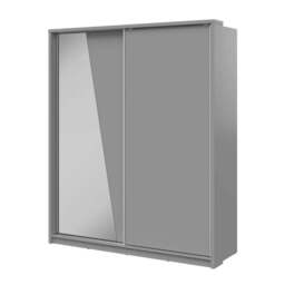 Arti AR-25 Sliding Door Wardrobe 180cm - Grey 180cm - thumbnail 2