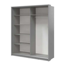 Arti AR-25 Sliding Door Wardrobe 180cm - Grey 180cm - thumbnail 3