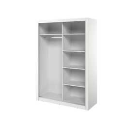 Arti 18 - 2 Sliding Door Wardrobe 150cm - White 150cm - thumbnail 3