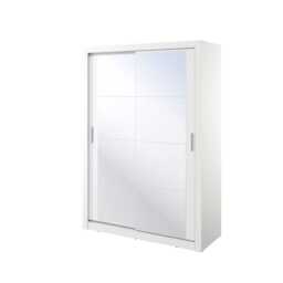 Arti 18 - 2 Sliding Door Wardrobe 150cm - White 150cm - thumbnail 2