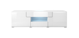Toledo 41 TV Cabinet 159cm - Grey Gloss 159cm - thumbnail 4