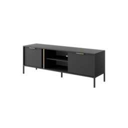 Lars TV Cabinet 153cm - Anthracite 153cm - thumbnail 2