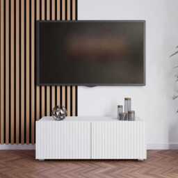 Kolder TV Cabinet 100cm - White 100cm - thumbnail 3