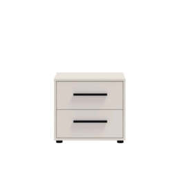 Maxione MX-11 Bedside Table 51cm - White 51cm - thumbnail 8