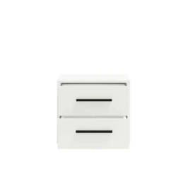 Maxione MX-11 Bedside Table 51cm - White 51cm - thumbnail 3