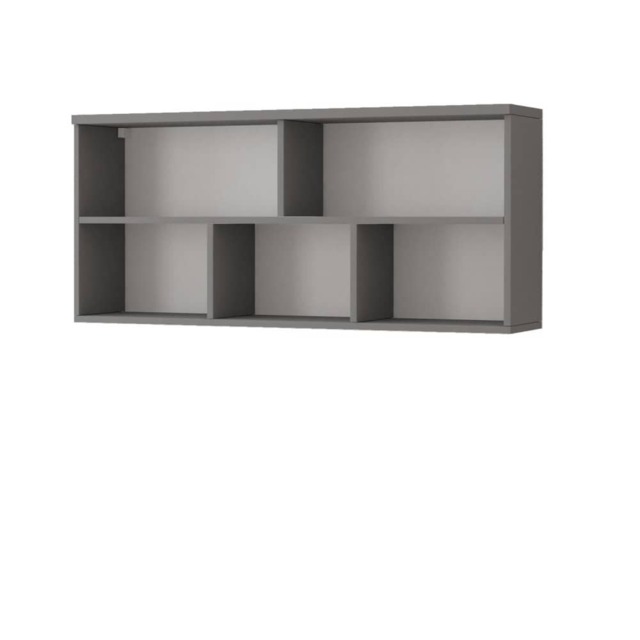 Smyk II SM-09 Wall Shelf 110cm - Grey Matt 110cm - image 1