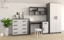 Smyk II SM-09 Wall Shelf 110cm - Grey Matt 110cm - thumbnail 2