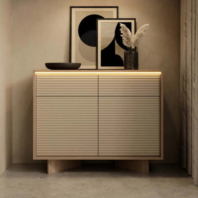 Semi Sideboard Cabinet 104cm - Cappuccino 104cm - image 1