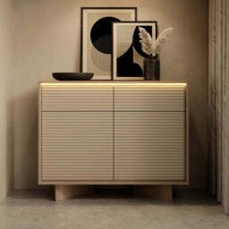 Semi Sideboard Cabinet 104cm - Cappuccino 104cm