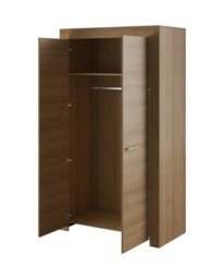 Sky Hinged Wardrobe 110cm - Oak Riviera 110cm - thumbnail 2