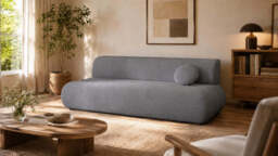 Sofa Bed Lino - 214cm 104cm Graphite 22 - thumbnail 7