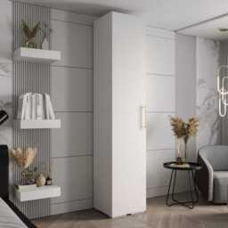 Inova III Hinged Door Wardrobe 50cm - Black 50cm - thumbnail 7