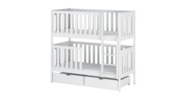 Wooden Bunk Bed David with Storage - Olive Foam Mattresses - thumbnail 6