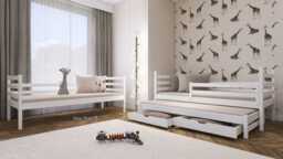 Luke Bunk Bed with Trundle and Storage - Cotton Without Mattresses - thumbnail 6