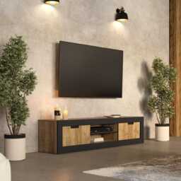 Tudor 40 TV Cabinet 180cm - Oak Sandal 180cm