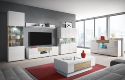 Toledo 99 Coffee Table 110cm - White Gloss 110cm - thumbnail 4