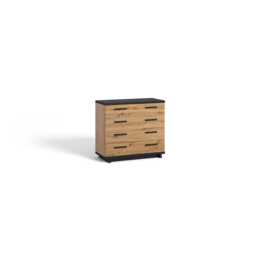 Ines 02 Chest Of Drawers 90cm - Oak Artisan 90cm - thumbnail 1