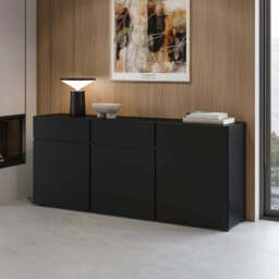 Kross 43 Sideboard Cabinet 180cm - Black 180cm - thumbnail 1