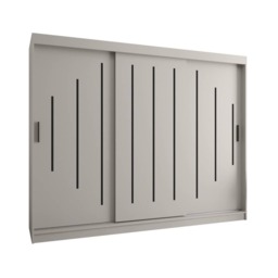 Rubino Y Sliding Door Wardrobe 250cm - Cashmere 250cm - thumbnail 8
