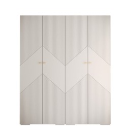 Manhattan II Hinged Door Wardrobe 200cm - Black 200cm - thumbnail 3