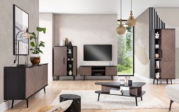 Pinelli TV Cabinet 150cm - Black 150cm - thumbnail 5