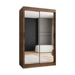 Rubino T3 Sliding Door Wardrobe 120cm - Cashmere 120cm - thumbnail 5