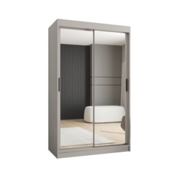 Rubino T3 Sliding Door Wardrobe 120cm - Cashmere 120cm - thumbnail 8