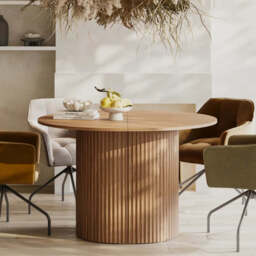 Cavo Extending Dining Table 120cm - Oak Walnut 120cm