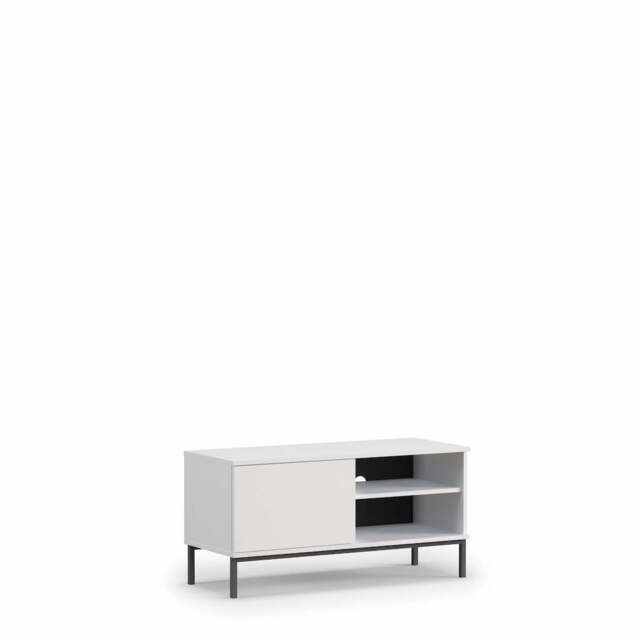 Querty 04 TV Cabinet 101cm - White Matt 101cm - image 1