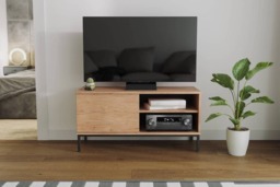 Querty 04 TV Cabinet 101cm - White Matt 101cm - thumbnail 4